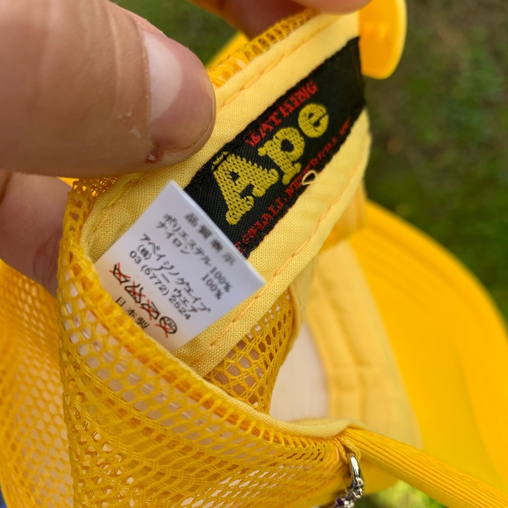 Vintage bape trucker hat %100 real !!!! - Picture 3 of 4